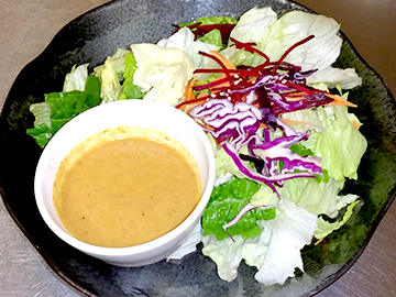 House Salad with Ginger Dressing