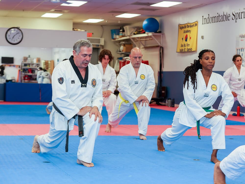 a group of people in Taekwondo uniforms at Norristown PA